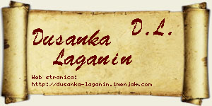 Dušanka Laganin vizit kartica